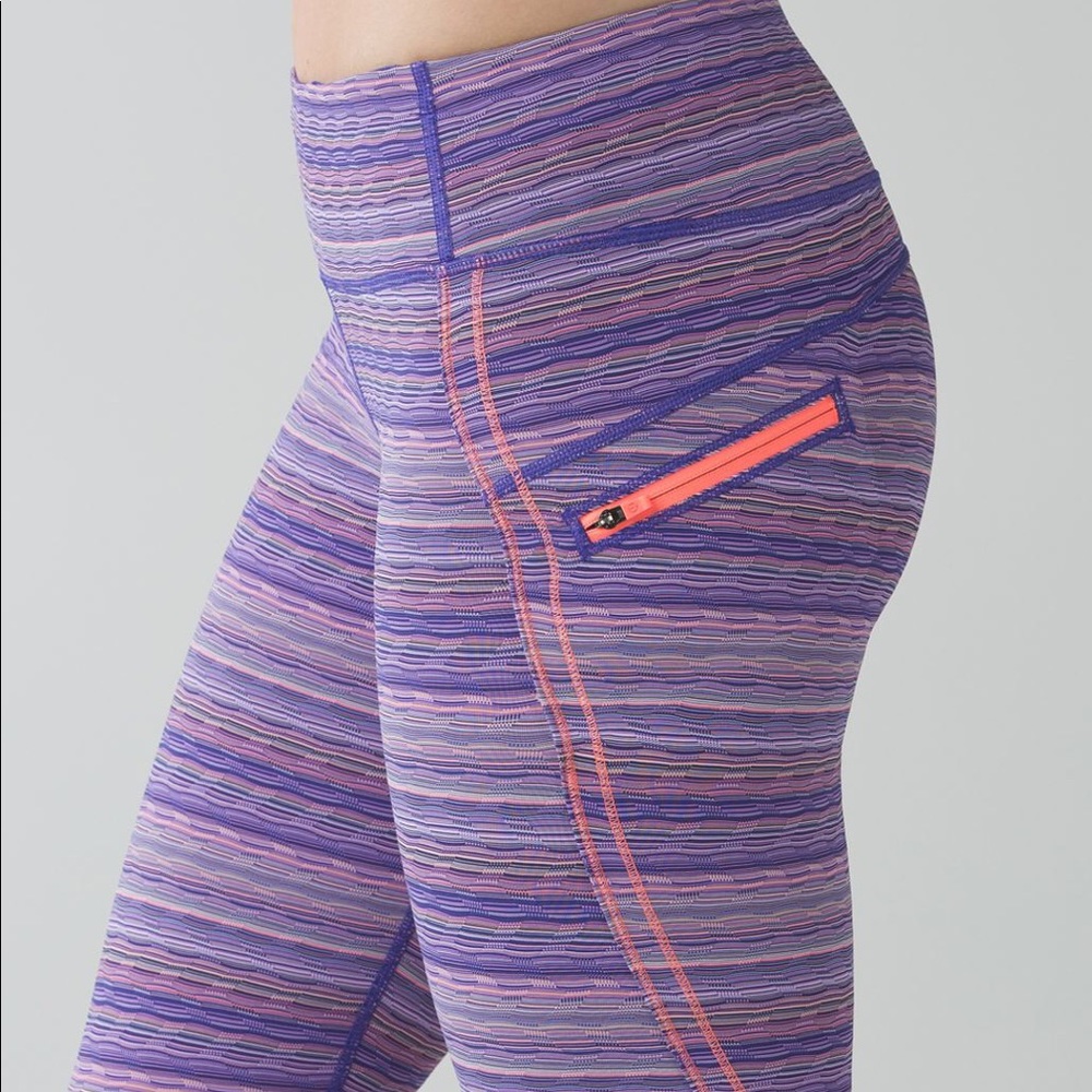 Lululemon‎ Run Top Speed Crop Space Dye Sz 6